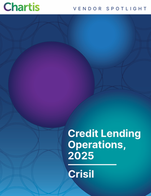Report cover, Chartis Research, Credit Risk Management, Vendor Spotlight, Crisil’s platform and product capabilities in credit risk management'
